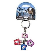 NBX Lock Shock and Barrel Dangle Pewter Key Chain